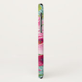 水彩バラインピンク&クリームアクアグリッター Case-Mate iPhoneケース (裏面/左)