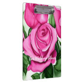 水彩バラウェディングプランナー クリップボード (右)