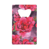 水彩バラオンスモーキーパープル クレジットカード栓抜き (裏面)