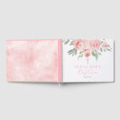 水彩バラガーデンガールバプテスマ ゲストブック (全面)