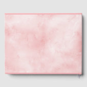 水彩バラガーデンガールバプテスマ ゲストブック (裏面)