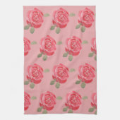 水彩バラキッチンタオル キッチンタオル (縦)