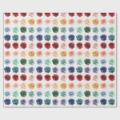 水彩バラギフトラップ – タイムレスエレガンス ラッピングペーパー (フラット)