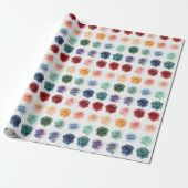 水彩バラギフトラップ – タイムレスエレガンス ラッピングペーパー (アンロールド)