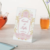 水彩バラクレストカード&ギフト 台座サイン (インサイチュ)