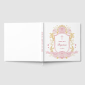 水彩バラクレストバプティスゲストブック ゲストブック (全面)