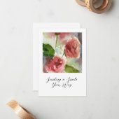 水彩バラノートカード ノートカード (正面/裏面インサイチュ)