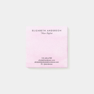 水彩バラピンク事業 ポストイット