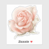 水彩バラフラワーシール シール (シート)