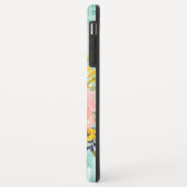 水彩バラフローラスプレー付イニシャル Case-Mate iPhoneケース (裏面/左)