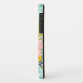 水彩バラフローラスプレー付イニシャル Case-Mate iPhoneケース (裏面/左)