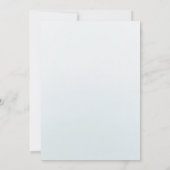 水彩バラベビーブルーフローラキンセアニェラ 招待状 (裏面)