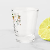 水彩バラマグノリアスバチェロレッテ ショットグラス (右)