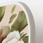 水彩バラモノグラムピックボール ピックルボールラケット (左詳細)