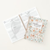 水彩バラユーカリフローラファミリーレシピ ノートブック (内部)