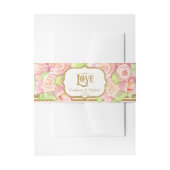 水彩バララブロエレガントマン結婚ツ 招待状ベリーバンド (正面例)