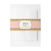 水彩バララブロエレガントマン結婚ツ 招待状ベリーバンド (正面例)