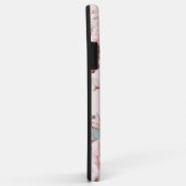 水彩バラリース パーソナライズされた | ピンク Case-Mate iPhoneケース (裏面/右)
