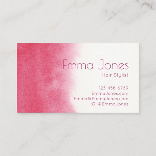 水彩バラロイヤリティ名刺 名刺 (裏面)