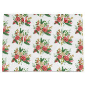 水彩バラ休日 ラージペーパーバッグ (正面)