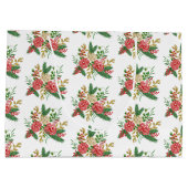 水彩バラ休日 ラージペーパーバッグ (裏面)