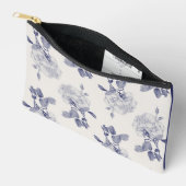 水彩バラ化粧品 アクセサリーポーチ (見開き)