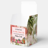 水彩バラ石鹸製品ラベルプロモーションボックス フェイバーボックス (オープン)