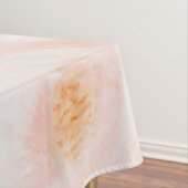 水彩バラ花ピンクと桃 テーブルクロス (インサイチュ)