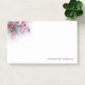 水彩バラ花フローラカラフルテンプレート ポストイット (オフィス)