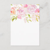 水彩バラ花束詳細 エンクロージャーカード (裏面)