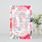 水彩バラ財布のゲームの中に何があるか (スタンド正面)