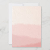 水彩バラ金ゴールドグリッターメニュ結婚ー 招待状 (裏面)