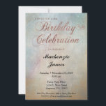 水彩バラ金ゴールド誕生日パーティーの招待 招待状<br><div class="desc">美しい水の色の誕生日パーティー招待パステルの水の色の色合いを持つメタリックな背景動揺してを特徴とする。18日20日21日30日35日45日55日65日75日85日95日95日95日100日などマイルストーンの誕生日に最適…どんな年齢でも</div>