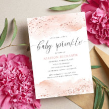 水彩バラ金ゴールド赤面ピンクガールベビー散布