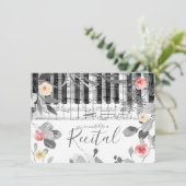 水彩バラ音楽発表会 招待状 (スタンド正面)