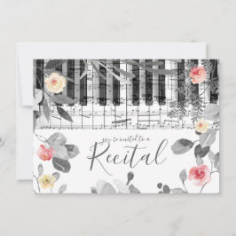 水彩バラ音楽発表会 招待状