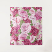 水彩バラ10 タペストリー (正面)