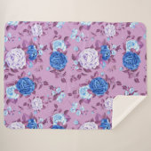 水彩バラ18 シェルパブランケット (正面(横))