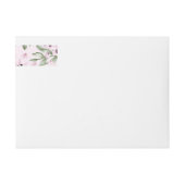 水彩バラ24 ラップアラウンドラベル (正面)