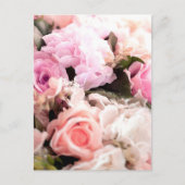 水彩バラ25 ポストカード (正面)