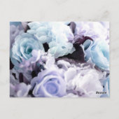 水彩バラ26 ポストカード (裏面)