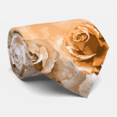 水彩バラ2 ネクタイ (ロール)