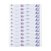 水彩バラ31 ラップアラウンドラベル (シート)