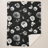 水彩バラ33 シェルパブランケット (正面)