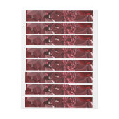 水彩バラ35 ラップアラウンドラベル (シート)