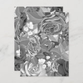 水彩バラ39 ポストカード (正面/裏面)