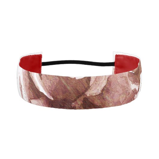 水彩バラ3 アスレチックヘッドバンド (正面)