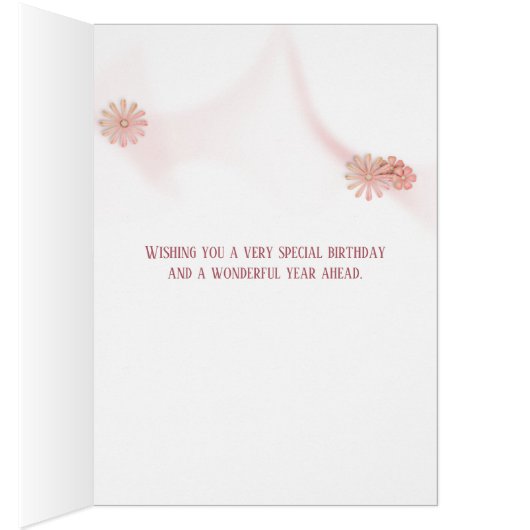 水彩バラ78誕生日 (内側 (右))