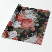 水彩バラ7 ラッピングペーパー (アンロールド)