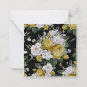 水彩バラ8 ノートカード (正面)